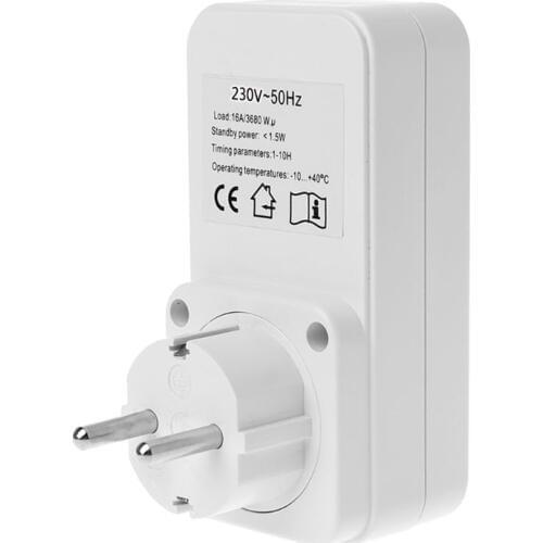 Countdown Timer Socket Intelligent Time Setting Switch Timer Control Sockets EU Plug