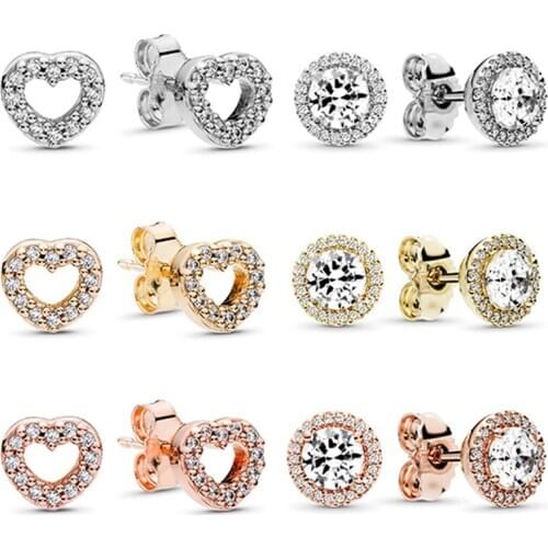 Yexcodes High Quality Cartoon Anime Minnie Inlay Cubic Zirconia Earrings Elegant Fine Earrings For Woen Jewelry Gift