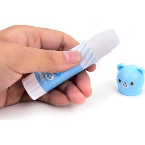 High quality Cute Plastic Glue High Viscosity Glue Stick For Office Stationery Supplies Hot Sale