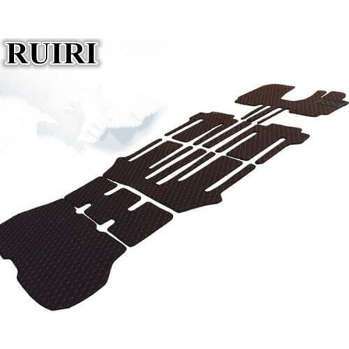 Top quality! Custom special car floor mats + trunk mat for Right Hand Drive Nissan Serena C26 7 seats 2017-2011 durable carpets