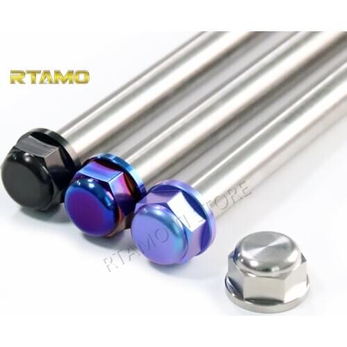 GR5 Titanium Alloy Rear Wheel Axle Spindle Nut M20X1.5P Titanium Flanged Axle Nut Fits KTM EXC EXCF XC XCF SX SXF