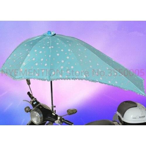 Electric Bicycle UV-Protection sunshade Umbrella Motorcycle Rain Umbrella Multifunction Folding Rain Gear