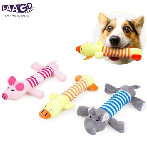 1Pcs Pet Plush Toys for Dogs- Squeaking Animals Toy for Dogs Chewing Toy- PP Stuffing Plush - Animal Toys for Dogs
