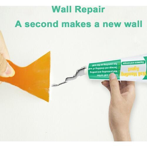 100ml Wall Mending Agent Wall Repair Cream Latex Paint Waterproof Gypsum Wall Paint Valid Mouldproof Wall Crack Nail Repair 3