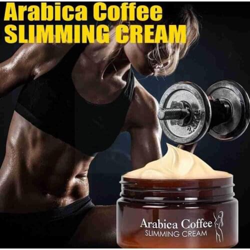 120ML Coffee Beans Slimming Body Cream Fat Burning Cellulite Waist Massage Skin Body Firming Anti Gel Cream Shaping Moistur Z1F2