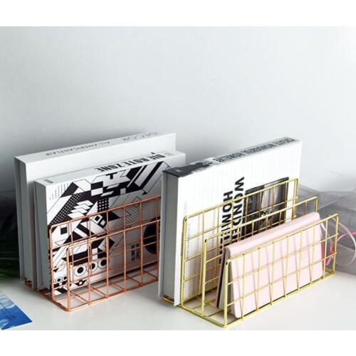 3 Layers Iron Book Magazine Document Storage Shelf Stand Dormitory Office Supply Made of high quality material, sturdy and