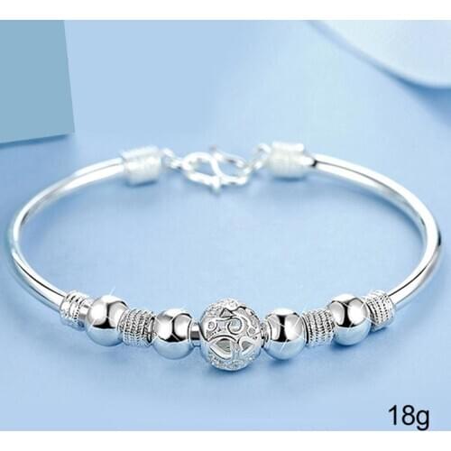 Good Luck Beads Bracelet Birthday Day Gift Boutique Jewelry Hydrangea Self Use couple bracelet Gift High Quality Alloy