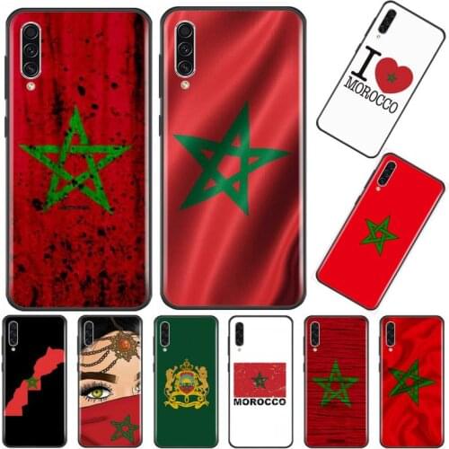 Maroc Morocco Flag Phone Case For Samsung A20 A30 30s A40 A7 2018 J2 J7 prime J4 Plus S5 Note 9 10 Plus