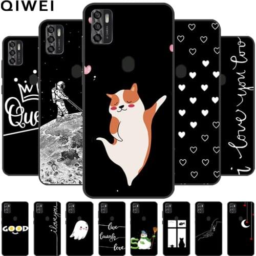 For Xiaomi Redmi 9T Case Black Silicone Protective Soft Phone Cover Cases For Xiaomi Redmi 9T Case Redmi9T Back Covers Redmi 9 t