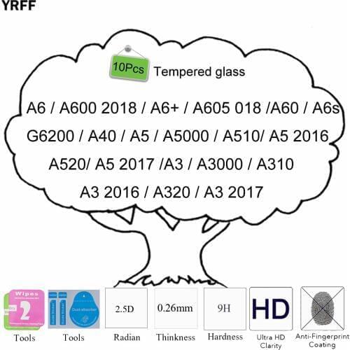 For Samsung Galaxy A40 A6S G6200 A60 A600 A6 2018 A5 A3 2016 A5000 A510 A3 2017 Tempered Glass Protective Screen Protector Film