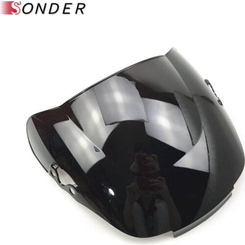 Motorcycle Double Bubble Windshield WindScreen Screen For 1991 1992 1993 1994 Honda CBR600F CBR600F2 CBR 600 F 600F F2 94 Black