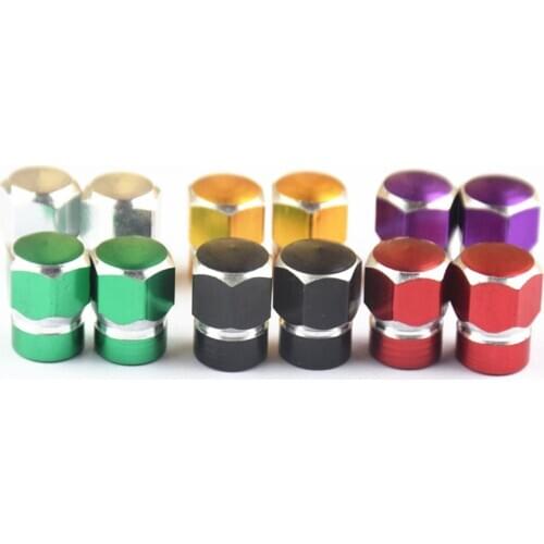 4Caps/Lot Vehicles Car Wheel Tire Valve Caps Auto Tyre Valve Stem Rim Covers Universal Use For Automobiles Motorcycels Bicycles