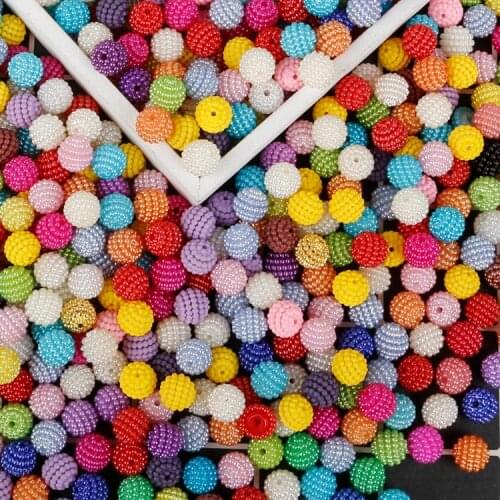 Round Flat Acrylic Beads 100batch of Accounts Diy Coral Roll 10mm Suitable for European Jewelry Production Imitation Resin Mold