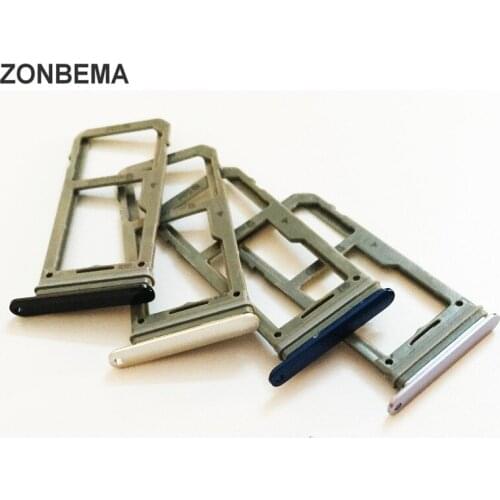 ZONBEMA 50pcs/lot High quality New Single Dual Sim Card Tray Micro SD Card Tray for Samsung Galaxy Note 8 N950 N950F