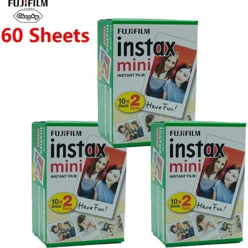 Mini Film White 10-60 Sheet For Fuji Instax Instant Camera Photo Film Paper or Fujifilm Instax Mini 7s/8/25/90/9/11