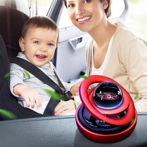 New Car Fragrance Creativity Solar Energy Interstellar Ball Rotatable Rotating Ornaments Car Decoration Magnetic Levitation Car