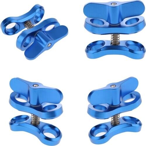 4X CNC Aluminum Alloy Underwater Ball Head Mount Bracket for GoPro6/5/4/3