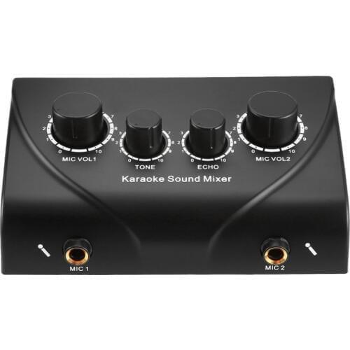 Karaoke Sound Mixer Professional Audio System Portable Mini Digital Audio Sound Karaoke Machine Echo Mixer System