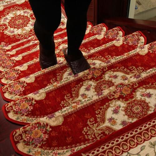 Self-adhesive Non-slip Stair Carpet Mat Floor Protector Mats Safety for Kids Elders and Pets Home Staircase Protection Cover Pad