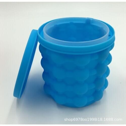 Silicone Ice Bucket Beer Chiller Ice Maker for Party Space Saving Easy Release FBE2