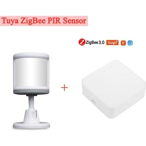 Smart Tuya Zigbee Body Sensor With Foot Stand Motion Detection With Tuya Zigbee Hub Human Body Movement Detect Smart PIR Sensor