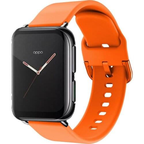 3PCS Silicone Watch Band for OPPO Watch 41mm 46mm Strap Sport Oppo Bracelet Watchband Replacement Wristband Correa Accessories