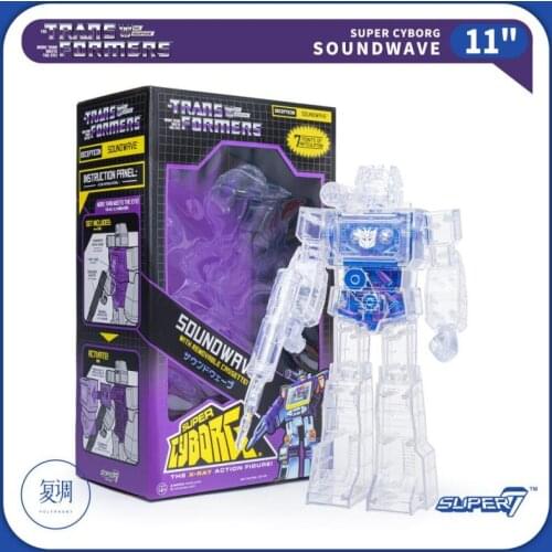 Super7 Transformers Soundwave V1 Movies and Tv Collectible Model Action Figure Toy Doll Gift