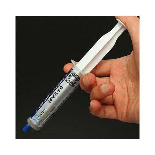 Thermal paste Cpu heatsinks Video cards syringe 10 grams gray quality 99 S0328 sent from Italy
