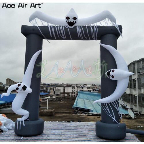 High performence Inflatable Halloween ghosts arch,scary entry way to hell for Haunted House by Ace Air Art