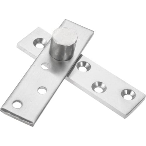 1 Set 360 Degree Rotation Axis 150mm Stainless Steel Door Rotating Hinges Up and Down Location Shaft Hidden Pivot Hinge Lot