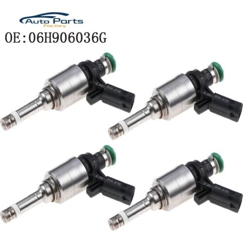 4PCS New Metal Fuel Injector For Audi Passat /Volkswagen 1.8T Gen 8.7x4.4cm 06H906036G 06H906036H