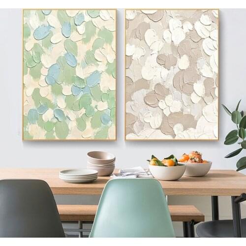 Abstract Watercolor Painting Wall Art Canvas Poster Colorful Artwork Picture Modern Home Wall Decor Print for Dormitory Design
