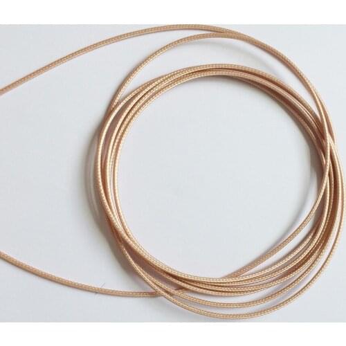 ALLISHOP 15M 50 ohm Shielded Silver Plated RG316D Ultra Low Loss Coaxial Cable RP SMA Male to SMA Female Jumper -RF Antenna