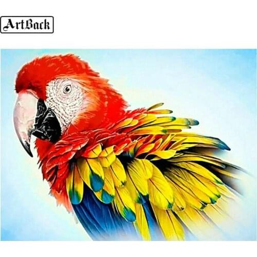 5d diamond painting parrot pattern full square diamond mosaic bird kit new arrival diamond embroidery 3d wall sticker
