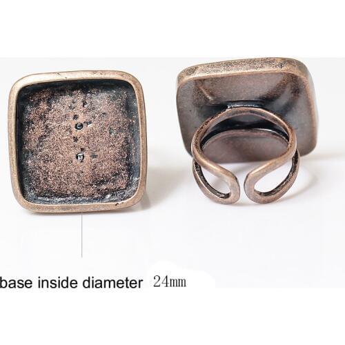 Beadsnice Brass Ring Base Blank Ring Setting Diy Jewelry Making Handmade Jewelry 25462