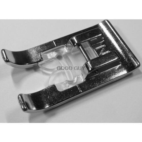 HOUSEHOLD SEWING MACHINE PARTS # X53840301 TRANSPARENT SATIN STITCH (N) 7 MM FOOT FOR BABYLOCK, BROTHER, SINGER