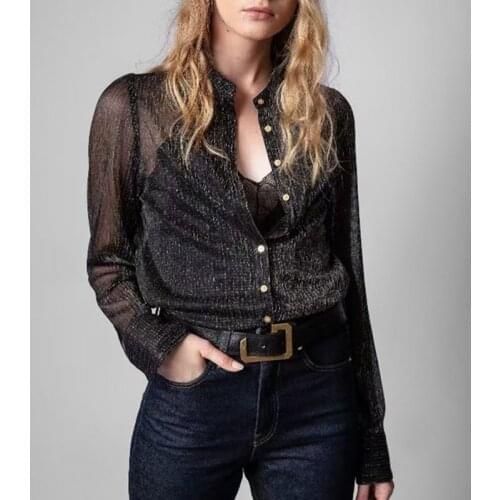 MABVOXZ Transparent Blouses