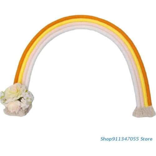 Handmade Cute Rainbow Prop Newborn Photography Infant Photo Shooting Decorations
