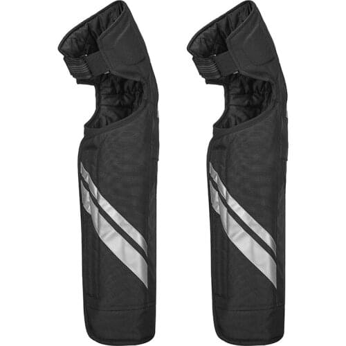 MOTOBOY Kneecap windproof motorcycle thermal shock absorption anti - collision anti - fall reflective lengthened No.2349