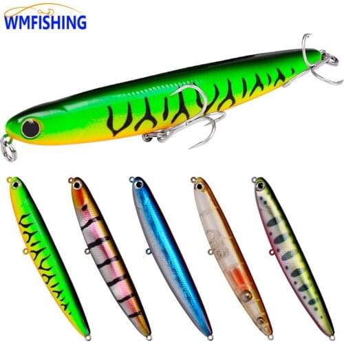 1PC Topwater Pencil Fishing Lure 110mm 13g Surface Floating Bait Top Water Lures For Fishing Seabass Pike Feeder Bass Pike Pesca