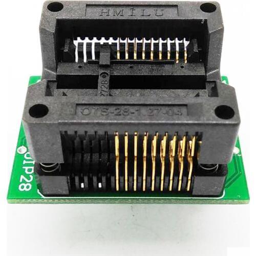 SOP18 SOIC18 SO18 to DIP18 Programming adapter pin Pitch 1.27mm IC Body Width 7.5mm 300mil IC Test Socket open top ZIF adapter