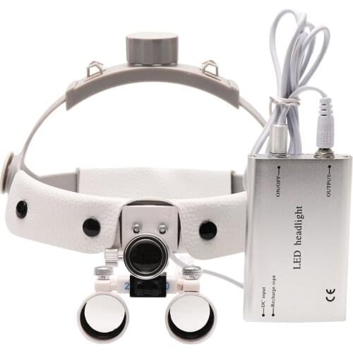 High Quality Dental Illuminated Loupe Head Surgical Magnifier led light