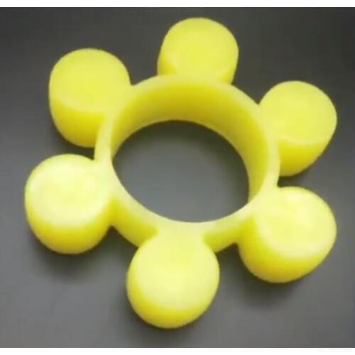 MT9 MT10 MT11 MT12 MT13 Gasket Cushion Yellow Polyurethane PU Pump Spider Jaw Flexiable Shaft Coupling Buffer Coupler Damper