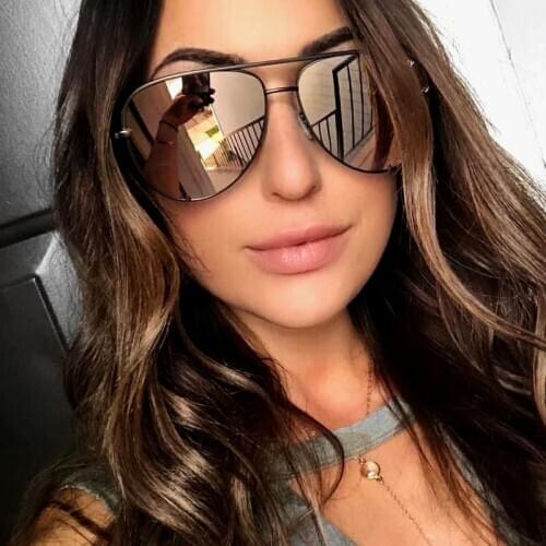 2019 Designer Brand Sunglasses Womens Fashion Pilot Sun Glasses Luxury Lunettes Femme Shades