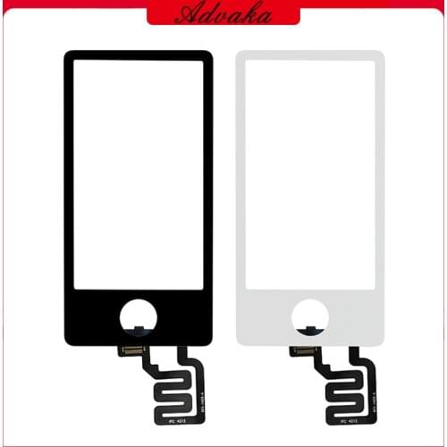 LCD Display / Touch screen Digitizer Glass Panel Replacement parts For ipod Nano 7 7th Screen Repair For Nano 7 Screen