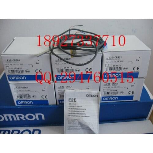 [ZOB] New original OMRON Omron proximity switch E2E-CR8C1 2M E2E-C04S12-WC-C1 --2PCS/LOT
