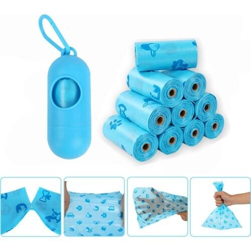 1Roller Portable Pet Pooper Cleaning Scooper Dog Bags Dispenser Storage Poop Bags Garbage Box Outdoor For Cat Dogs Pet Product