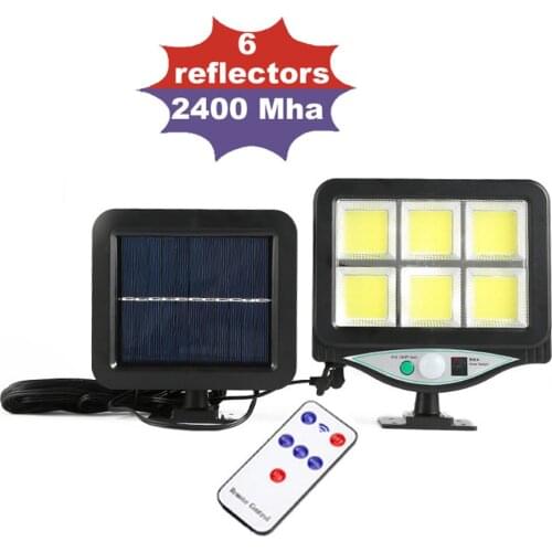 100 LED Solar lamp Sensor solar Powered Panel LED Street Light Outdoor Garden Path Spot Wall Emergency Lamp luminaria split mo