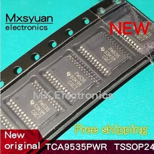 5pcs/lot TCA9535PWR TSSOP24 IC PW535 I O EXPANDER I2C 16B 24TSSOP