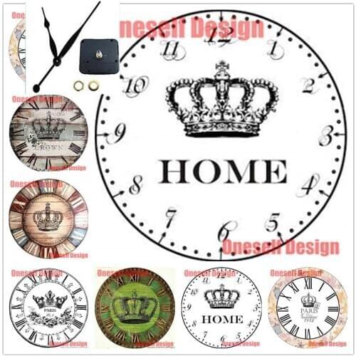 Crown 5d diamond painting full home with clock 5d diamond embroidery full set with clock Crown rhinestone pictures diamond art